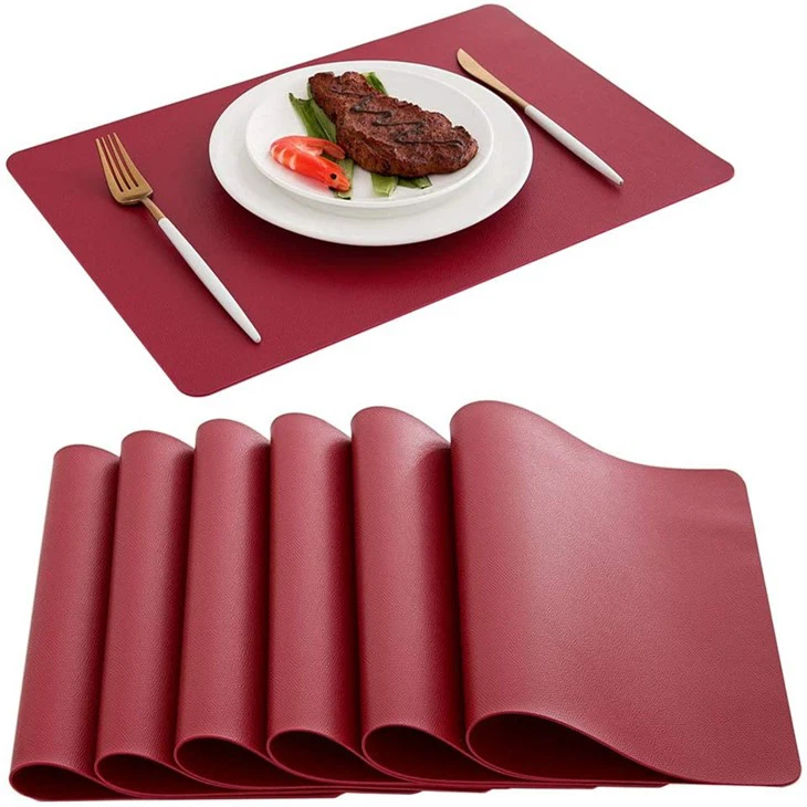 Custom Leather Placemats