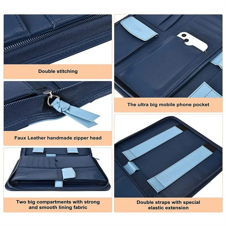 leather portfolio a4