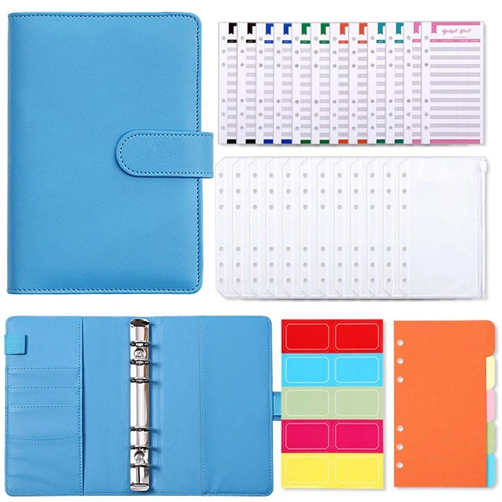 Cash wallet Envelope budget notebook