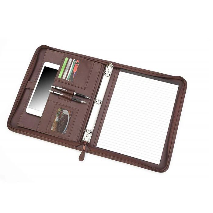 Ring Binder PU Leather Document Folder