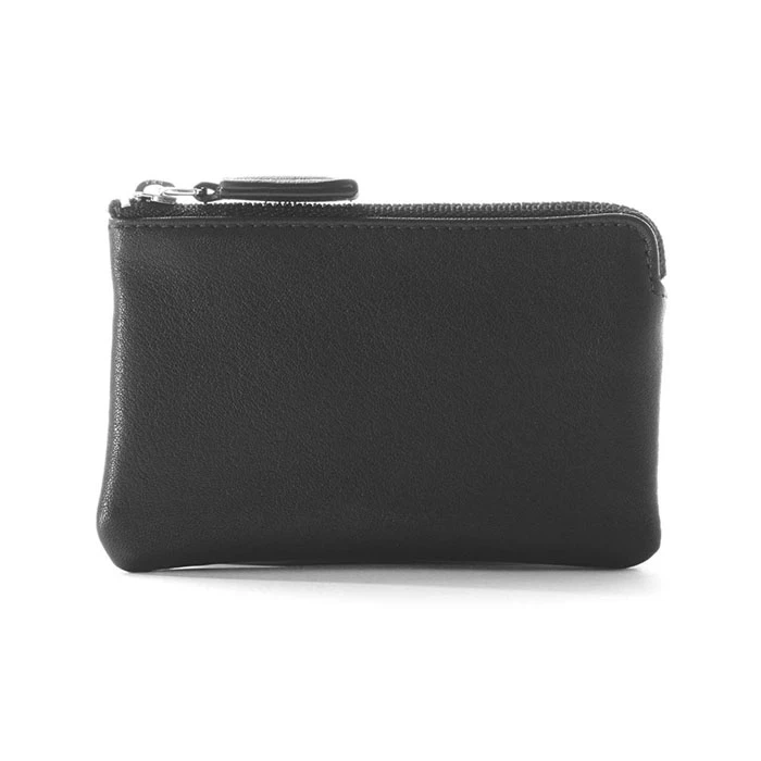 Zipper Women Genuine Leather Coin Wallet