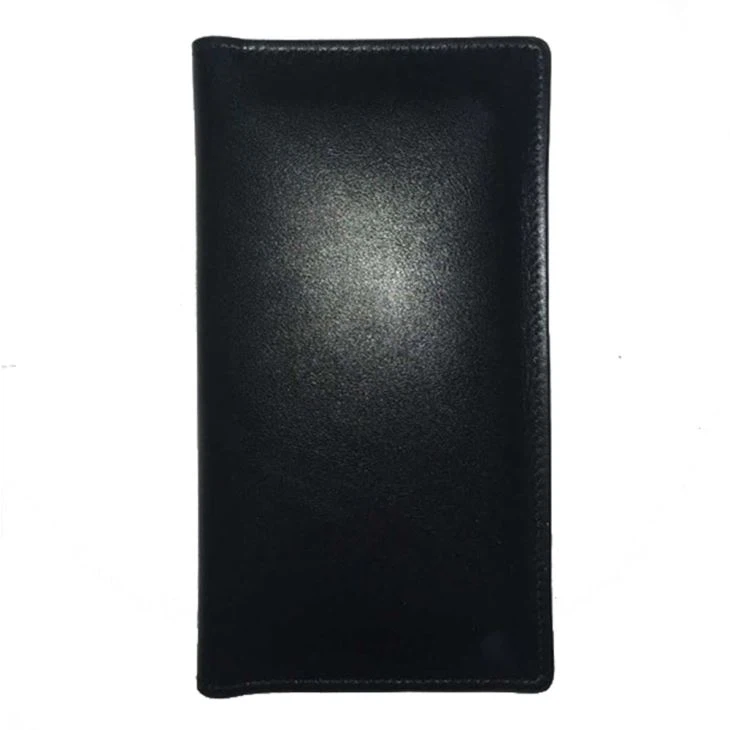 Black Genuine Leather Phone Wallet