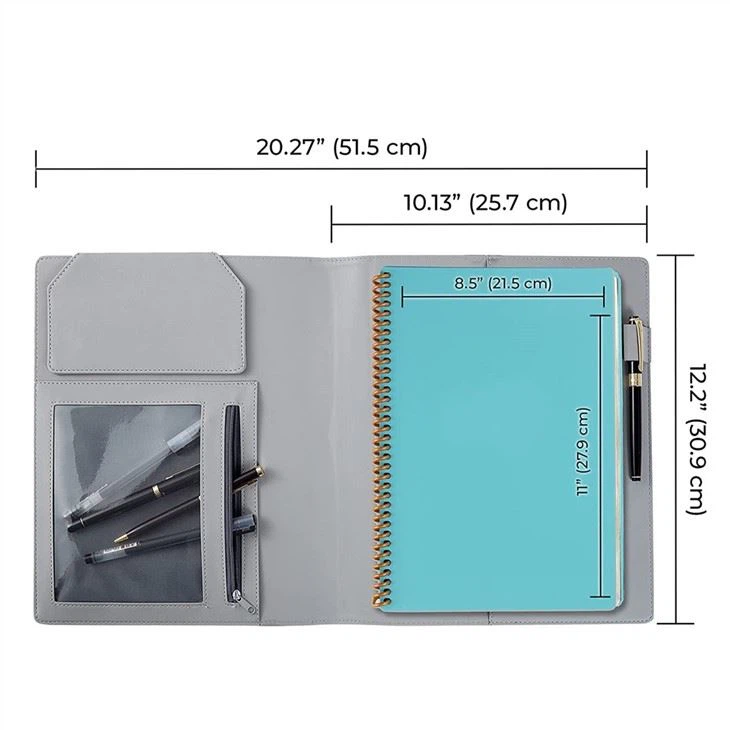 Leather Reusable Notebook Cover