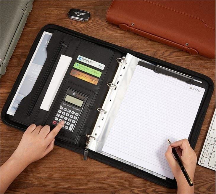 Leather Portfolio Folder