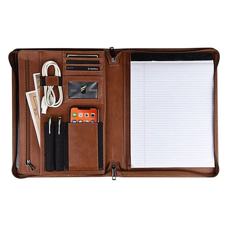 Leather Professional Business Portfolio