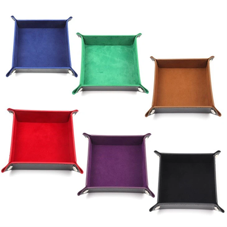 leather tray